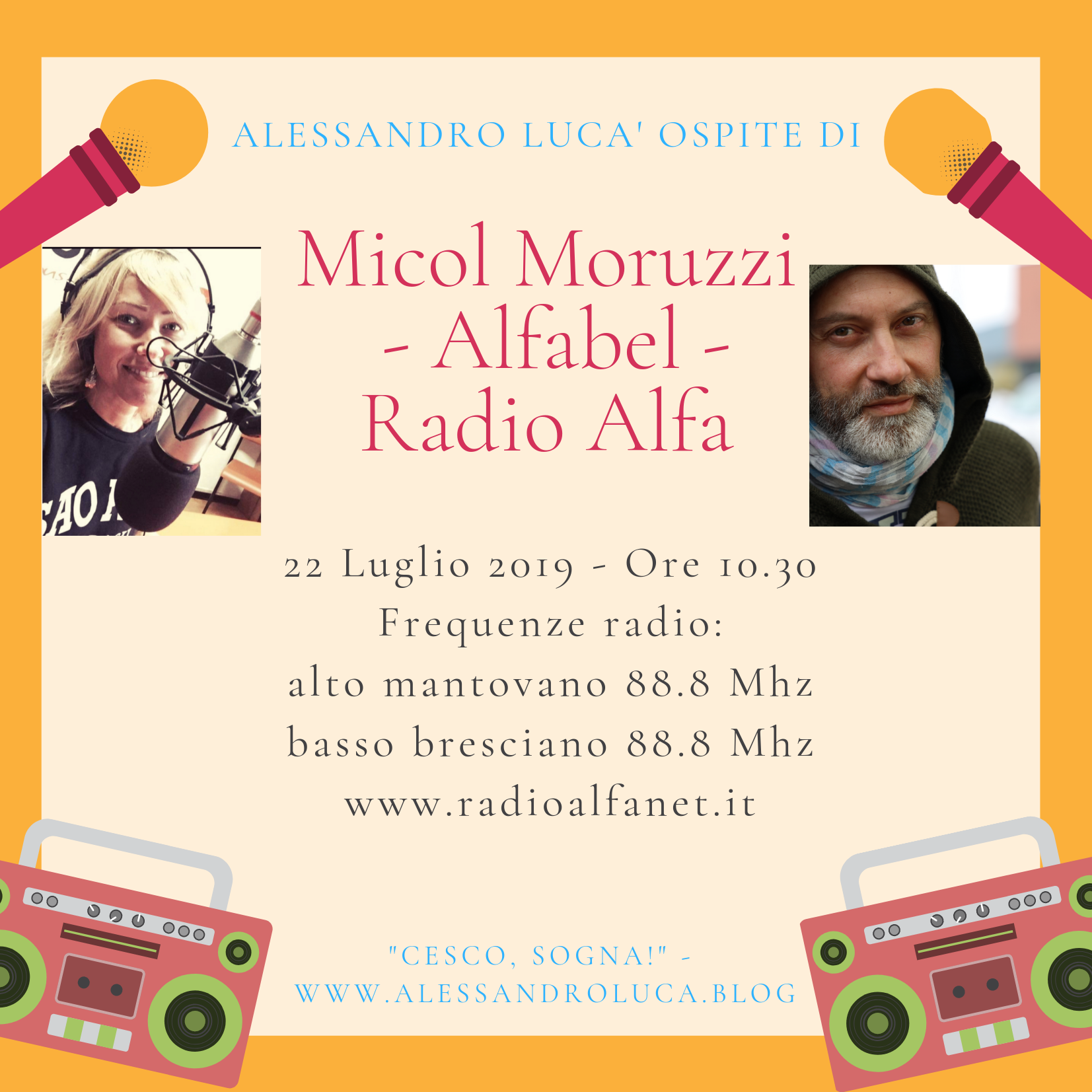 Ospite a Radio Alfa